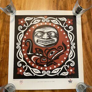 Don Yeomans Haida Formline Man Northwest Coast Indigenous Limited Edition Print